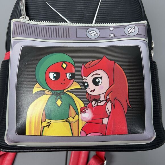 Wandavision Loungefly backpack Marvel Studios Mini Backpack (flaw) - Picture 2 of 13
